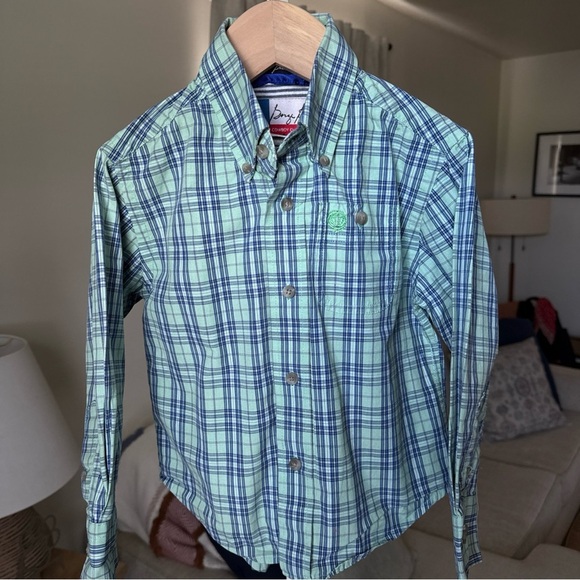 Wrangler George Strait Boy’s Plaid L/S Button Up Shirt Size XS - Picture 2 of 9